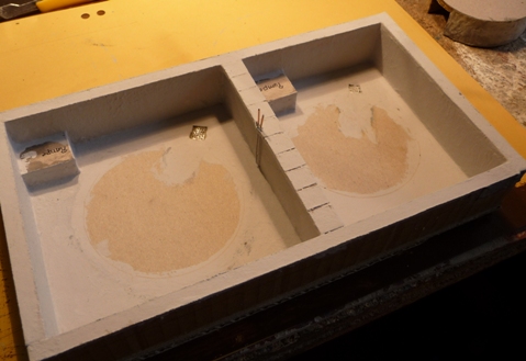 Rohbau der Tanktassen