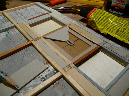 eine schiefe Ebene zum abflie&szlig;en