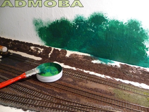 dunkler Wald als Hintergrund