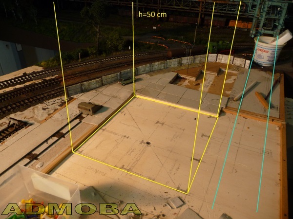 Erste Bauplanungen werden ins Modell umgesetzt