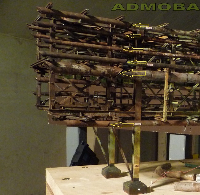 Rohrbr&uuml;ckensegment&uuml;bergabe